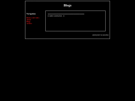 blog screenshot