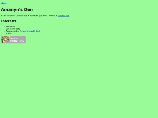 index screenshot