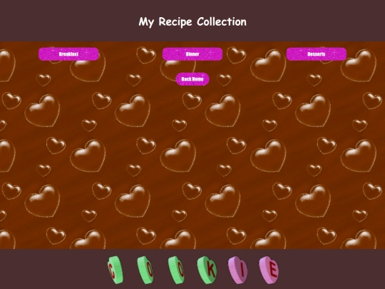 recipes screenshot