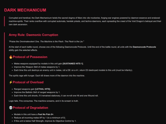 Chaos/DarkMechanicum screenshot