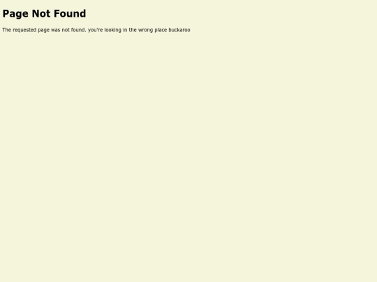 not_found screenshot