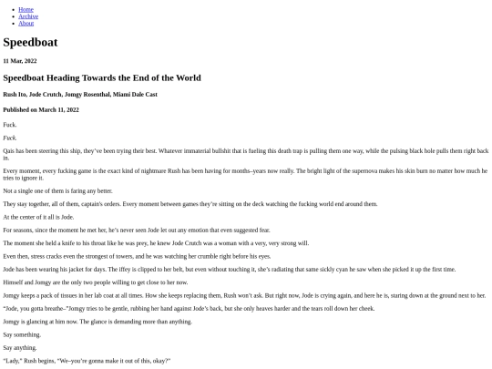 fics/posts/2022-03-11-Speedboat screenshot