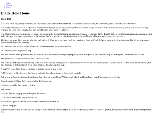 fics/posts/2022-07-07-Black-Hole-Home screenshot
