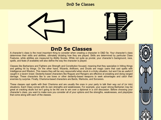 Classes_Page screenshot