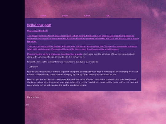 page screenshot