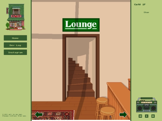 cafe-staircase screenshot