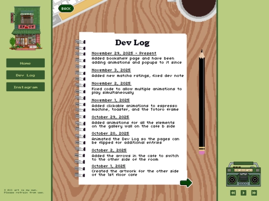 dev-log screenshot
