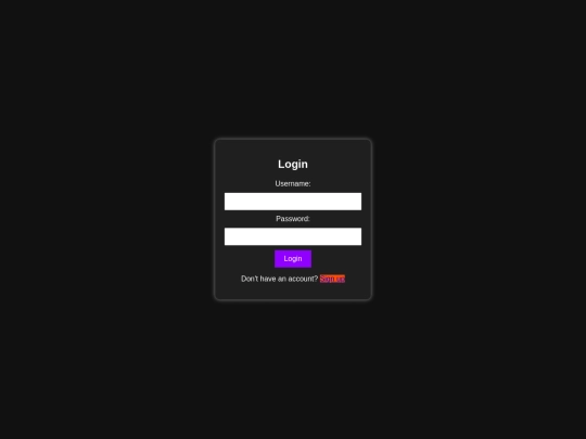 signup screenshot