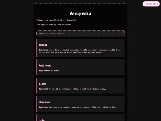 index screenshot