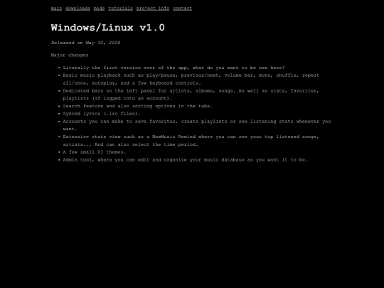changelogs/windows-linux-1.0 screenshot