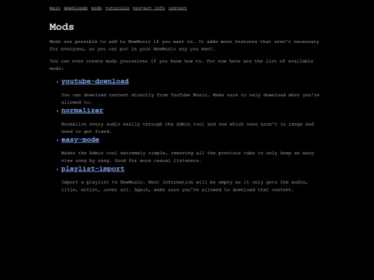 mods screenshot