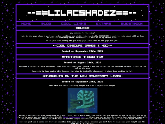 blog screenshot