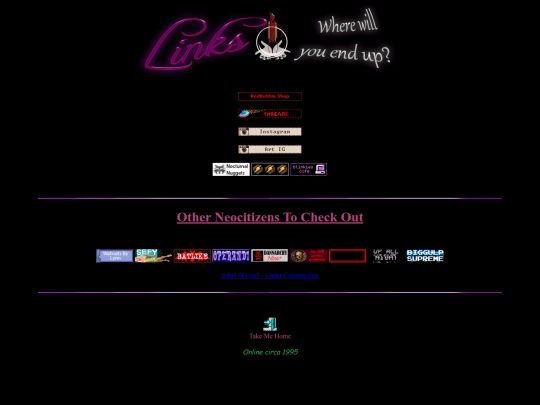 links screenshot