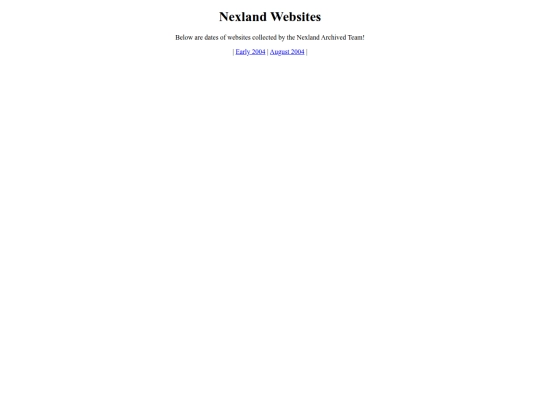 nexlandwebsites screenshot