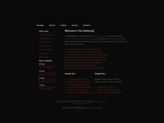 index screenshot