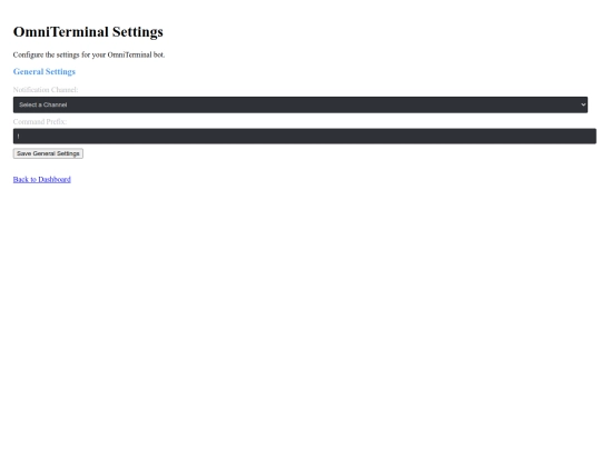 settings screenshot