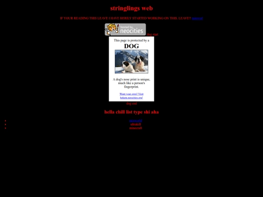 index screenshot