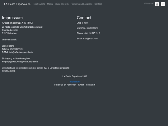 impressum screenshot