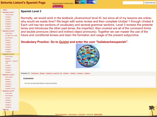 spanish-3 screenshot
