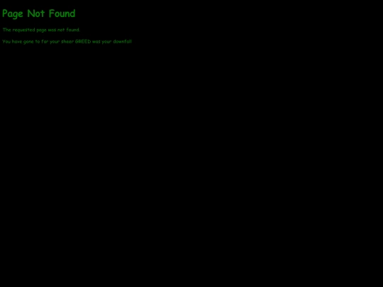 not_found screenshot