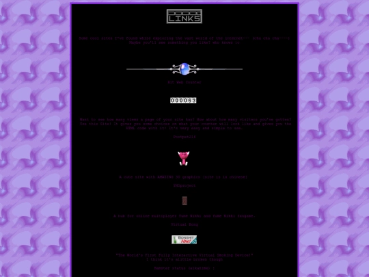 pages/links screenshot