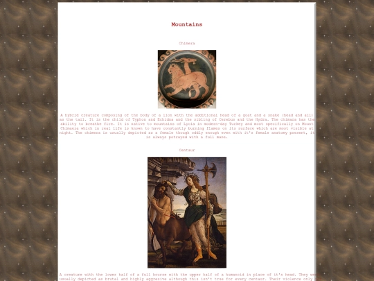 pages/mythology/greece screenshot