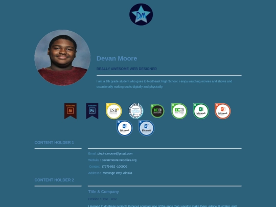 index screenshot