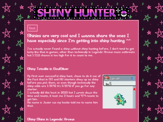 shinyhunt screenshot