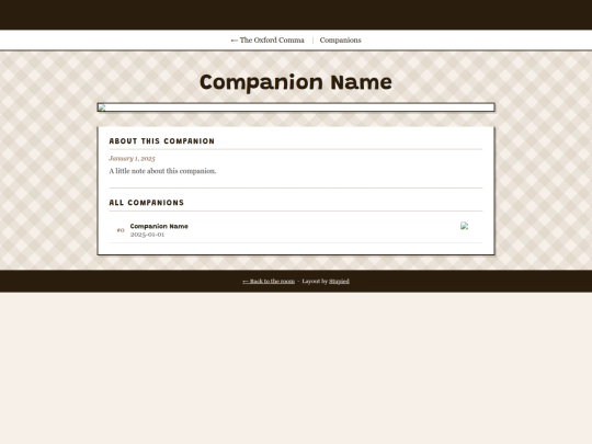 companions/companions screenshot