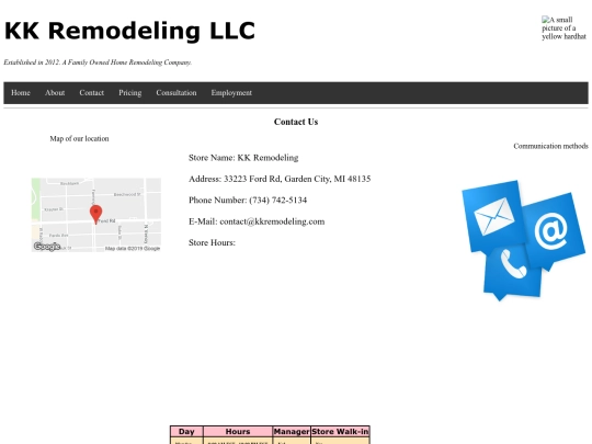 contact screenshot