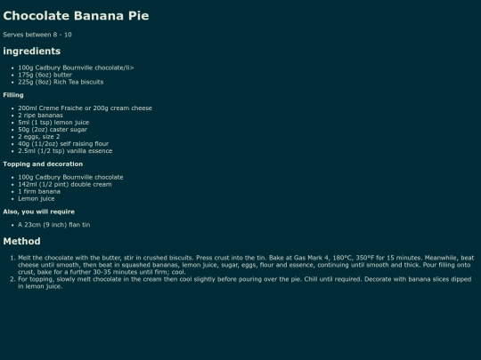 Pages/Capture/Cadbury2003/Recipes/Autumn/ChocolateBananaPie screenshot
