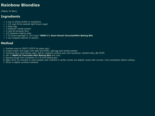 Pages/Food/Candy/M-MS/RainbowBlondies screenshot
