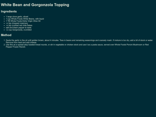 Pages/Food/Stores/Wholefoods/Appetizers/WhiteBeanandGorgonzolaTopping screenshot