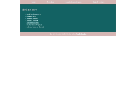 links screenshot