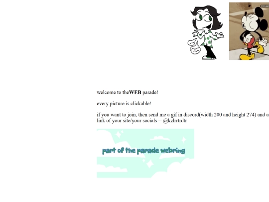 webparade screenshot
