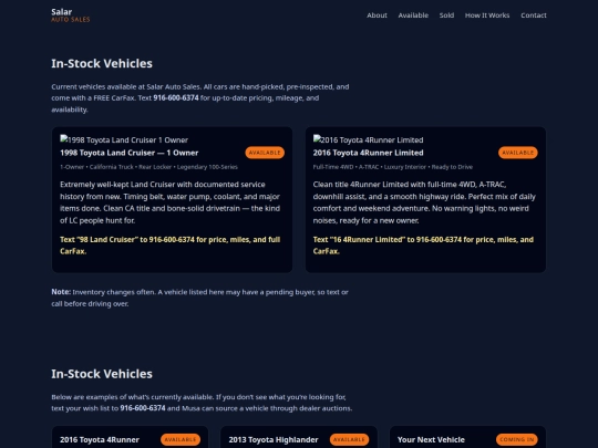 available screenshot