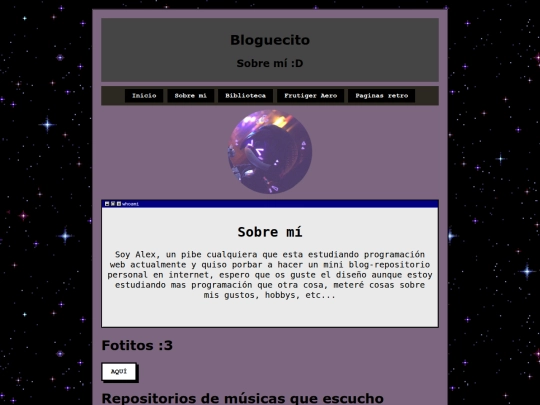 Sobre mi/SobreMi screenshot
