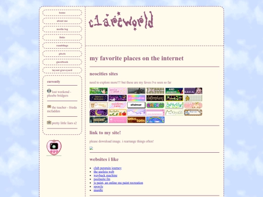 links screenshot