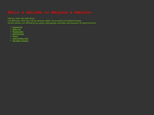 index screenshot