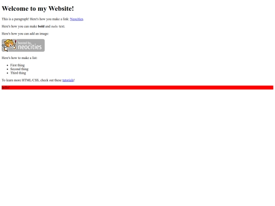 testsite screenshot