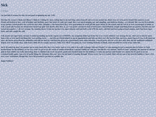 blogs/sick screenshot
