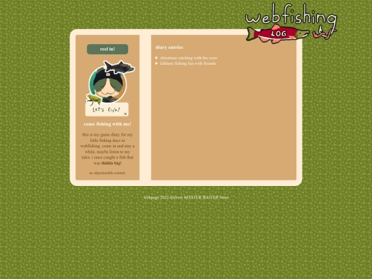 gamelogs/webfishing screenshot