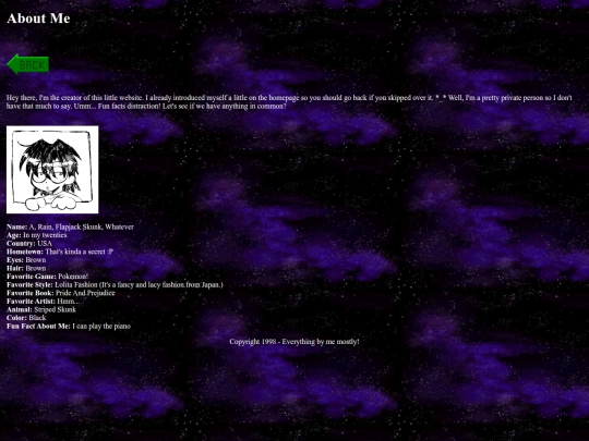 timewarp/1998/aboutme screenshot