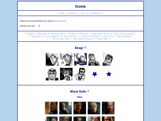 icons screenshot