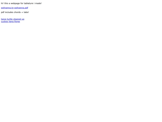 tablature screenshot