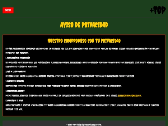 privacidad screenshot