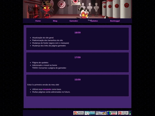 updates screenshot