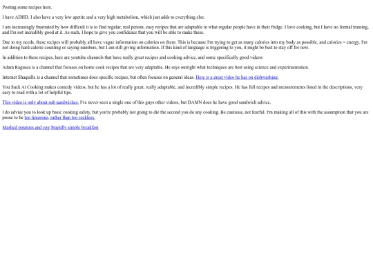 recipes screenshot