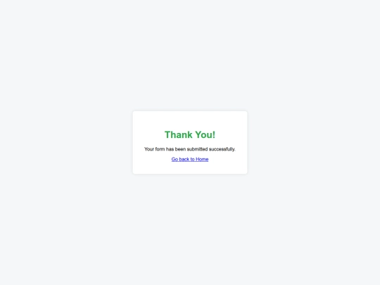 thank-you screenshot
