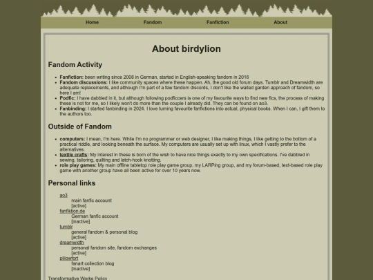 page/about/birdylion screenshot